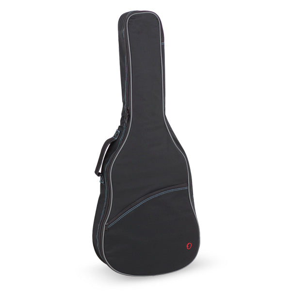 Funda Guitarra Clasica 10mm PE Ortola Ref. 33 Mochila sin Logo Negro Vivo Gris