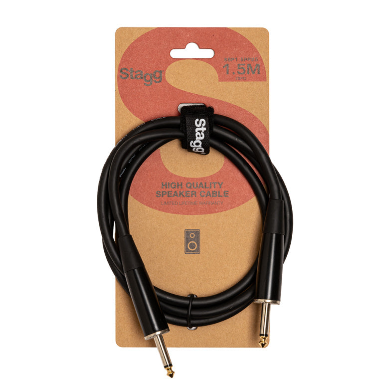 Cable Instrumento Stagg Jack 1.5m S-Series SSP1,5PP25