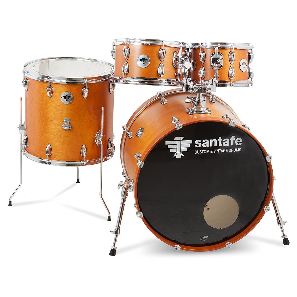 Set Bateria Santafe 22x17/16x15/12x7/10x7" Compact Miel SC0007