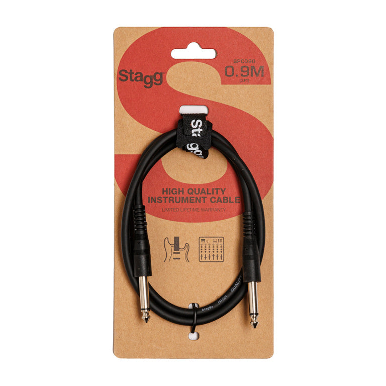 Cable Instrumento Stagg Jack 90cm SPC090