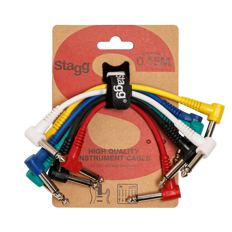 Cable Instrumento Stagg Jack 15cm SPC015L E