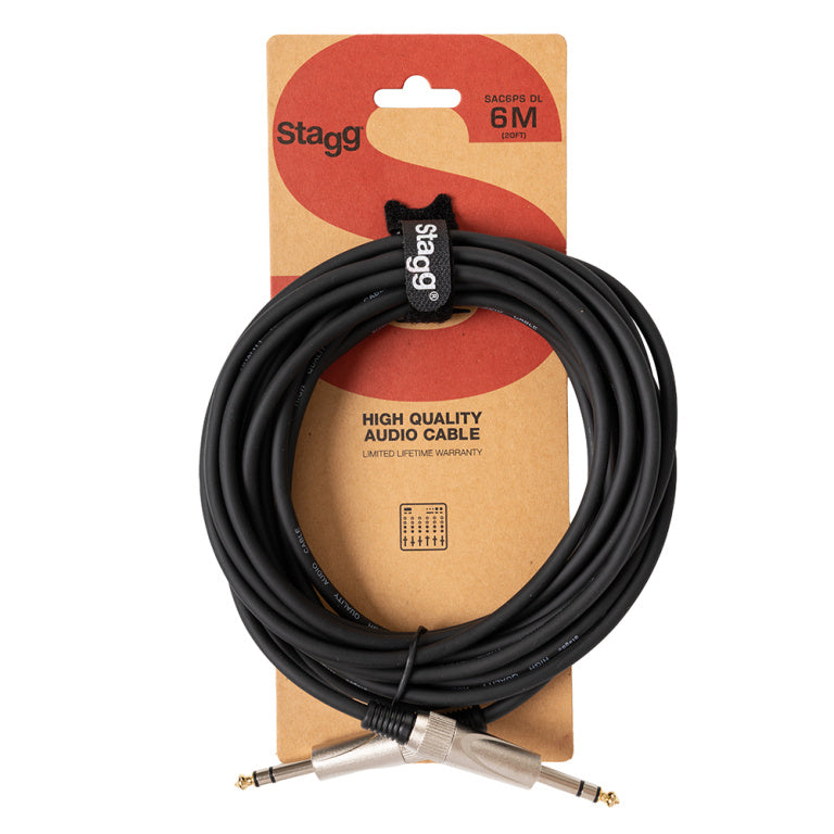 Cable Instrumento Stagg Jack 6m S-Series SAC6PS DL