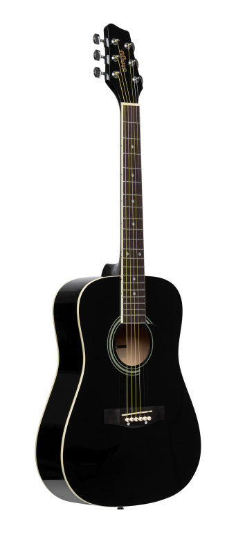Guitarra Acustica 3/4 Stagg SA20D Dreadnought Negra_01