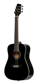 Guitarra Acustica 3/4 Zurdos Stagg SA20D Dreadnought Negra_01