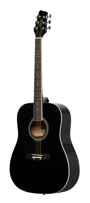 Guitarra Acustica Zurdos Stagg SA20D Dreadnought Negra_01