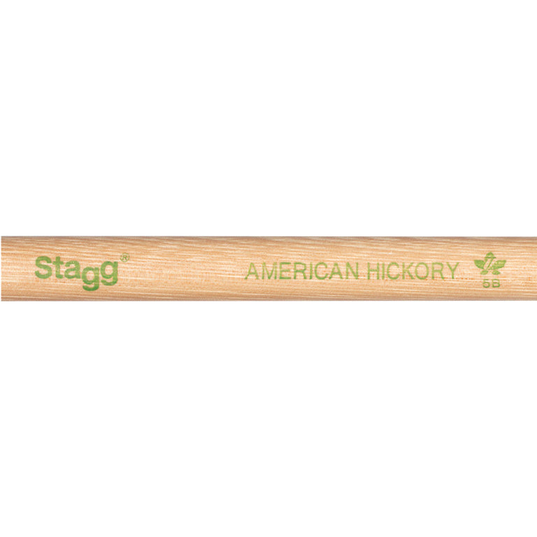 Baquetas Bateria Stagg Hickory 5B Punta Madera SHV5B_04