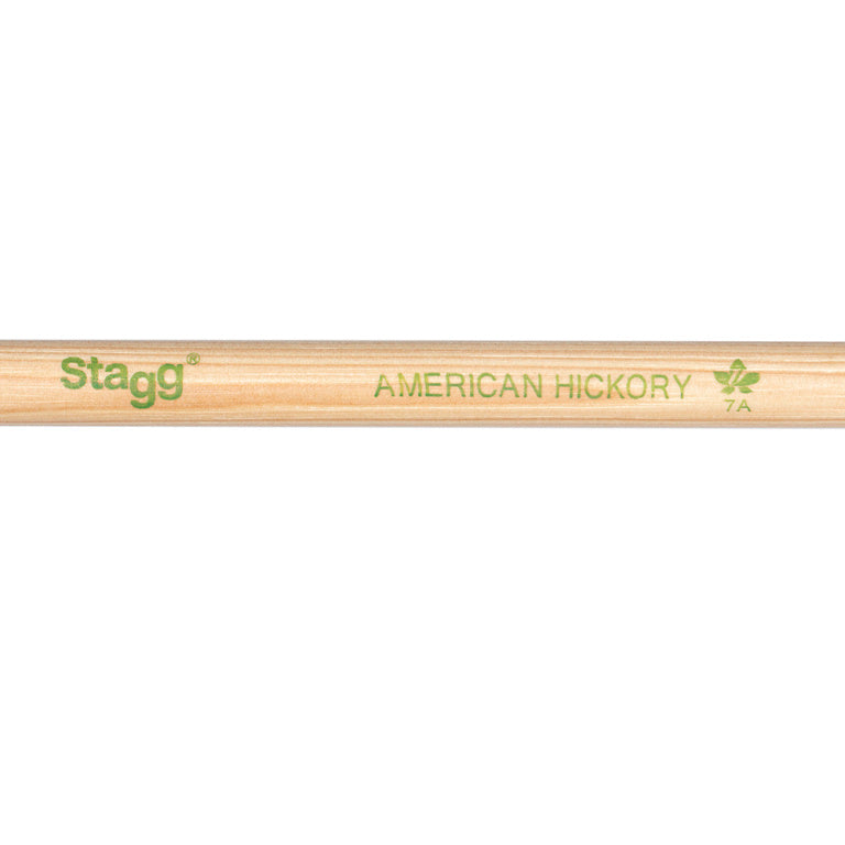 Baquetas Bateria Stagg Hickory 7A Punta Madera SHV7A_04