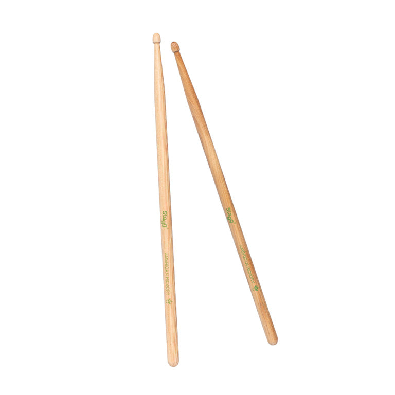 Baquetas Bateria Stagg Hickory 7A Punta Madera SHV7A_05