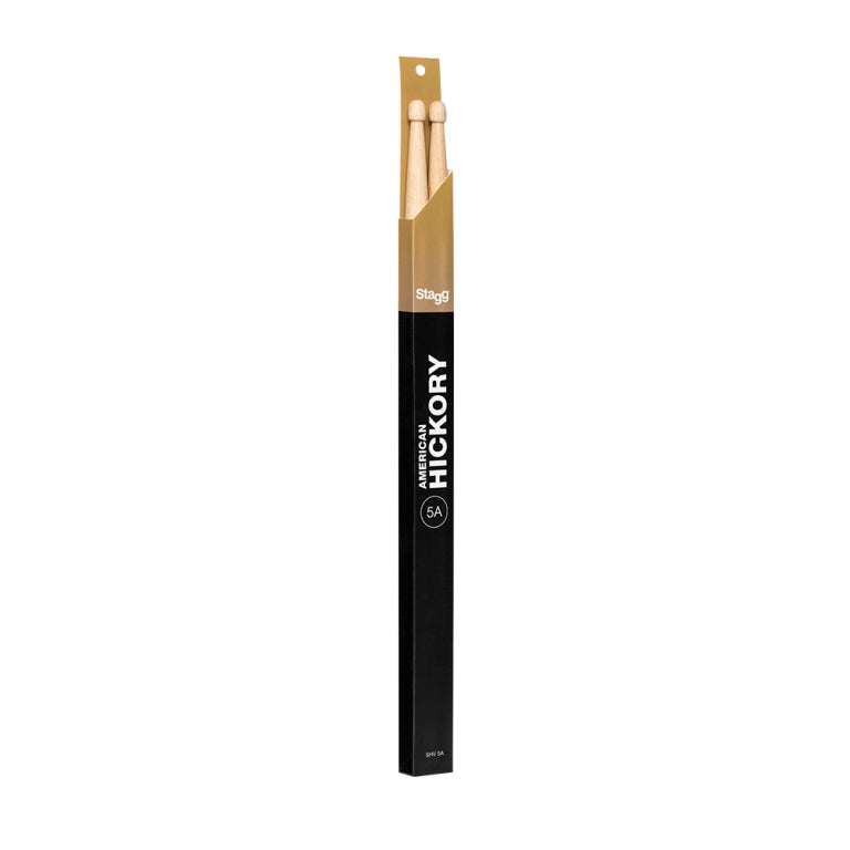 Baquetas Bateria Stagg Hickory 5A Punta Madera SHV5A_02