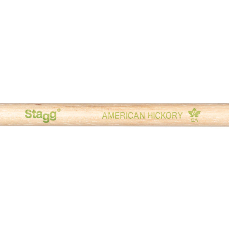 Baquetas Bateria Stagg Hickory 5A Punta Madera SHV5A_04