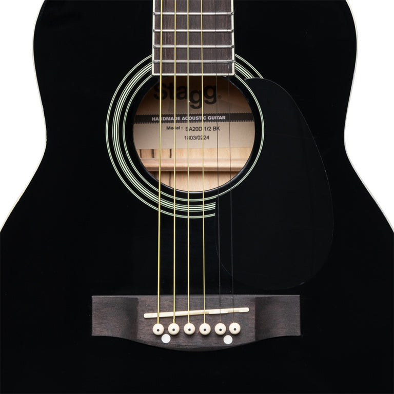 Guitarra Acustica 1/2 Stagg SA20D Dreadnought Negra_04