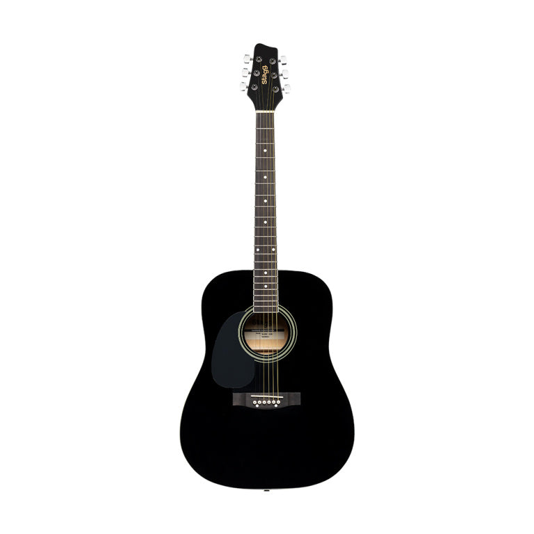 Guitarra Acustica Zurdos Stagg SA20D Dreadnought Negra_06