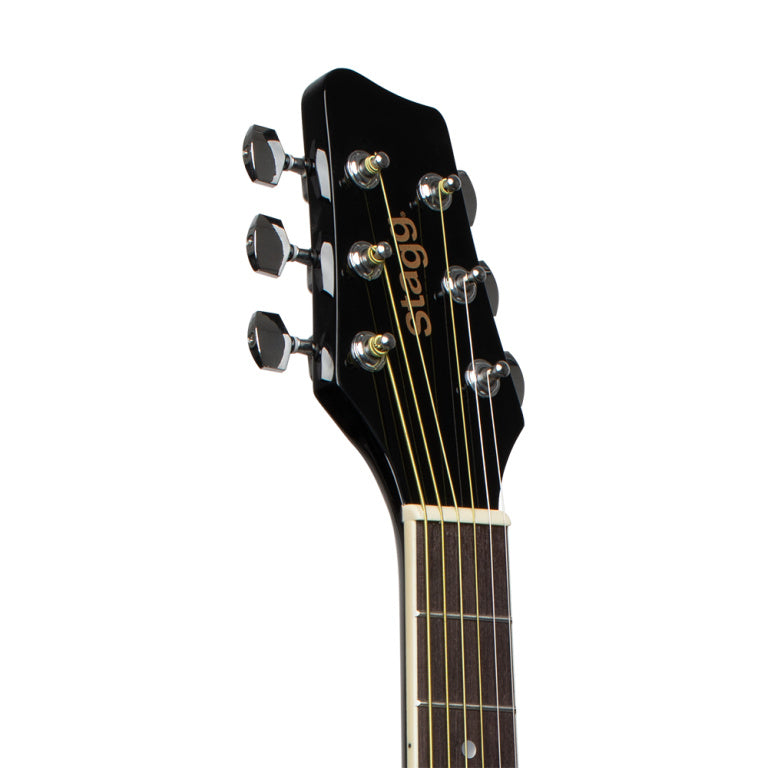 Guitarra Acustica 3/4 Stagg SA20D Dreadnought Negra_05