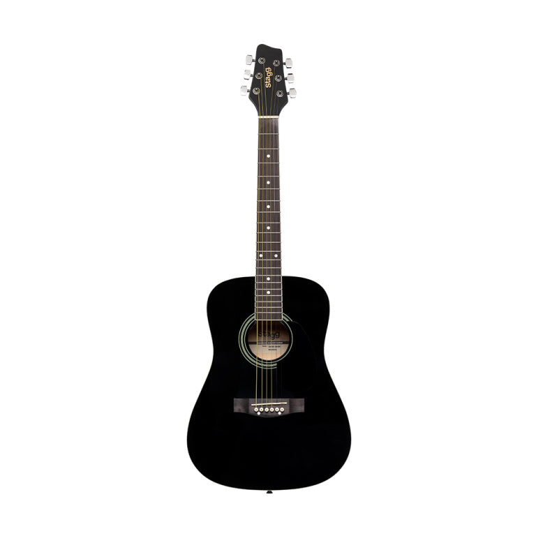 Guitarra Acustica 3/4 Stagg SA20D Dreadnought Negra_06