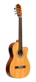 Guitarra Clasica Electrificada Stagg SCL70 TCE Cutaway Tapa Abeto_01
