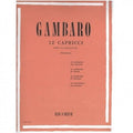 12 Capriccios for Clarinet. Gambaro, G.