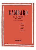 21 Capricci per Clarinetto. Gambaro, V./Giampieri, A.