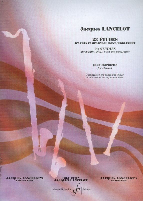 23 Etudes d'Après Campagnoli, Dont, Wokl Fahrt. Lancelot, J.