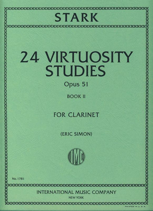 24 Virtuosity Studies Op.51 Vol.2 Stark, R./Simon, E.