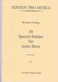 30 Special Etudes for Low Horn Vol I. Neuling, H.