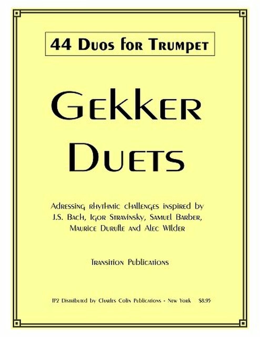 44 Duos para Trompeta Chris Gekker