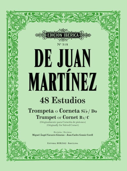 48 Estudios para Trompeta o Corneta. Martinez, J.