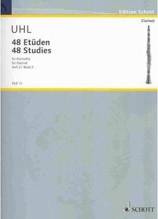 48 Studies for Clarinet, Vol. 1, Uhl, A.