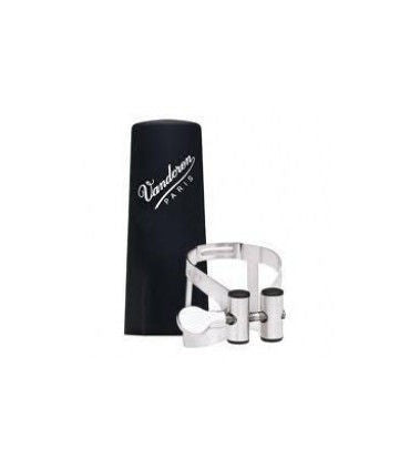 Braçadeira e Cobre-Boquilha Clarinete Sib Vandoren Optimum LC01P