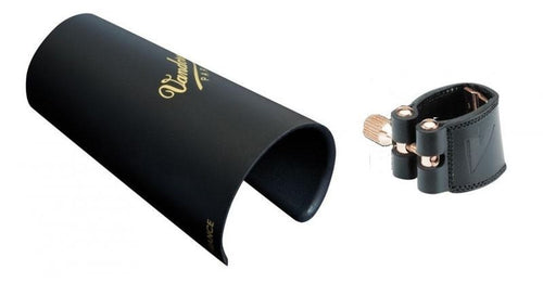 Abrazadera y Boquillero Saxofon Alto Vandoren Cuero LC27P