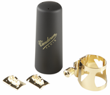 Abrazadera y Boquillero Saxofon Soprano Vandoren Optimun LC06P