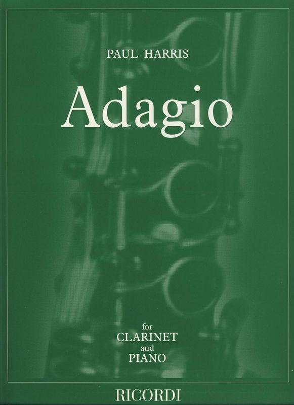 Adagio for Clarinet Piano. Harris, P.
