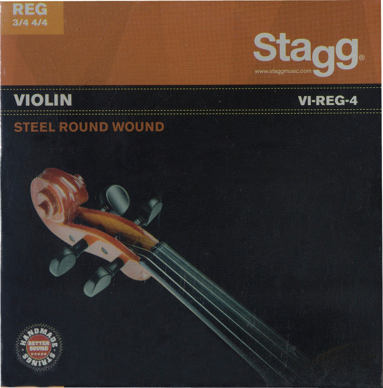 Juego Cuerdas Violin 4/4-3/4 Stagg Acero VI-REG-4_01