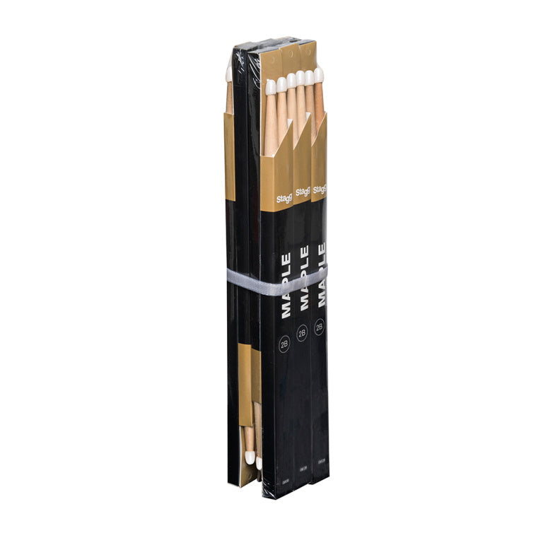 Baquetas Bateria Stagg Arce 2B Punta Madera SM2B_06