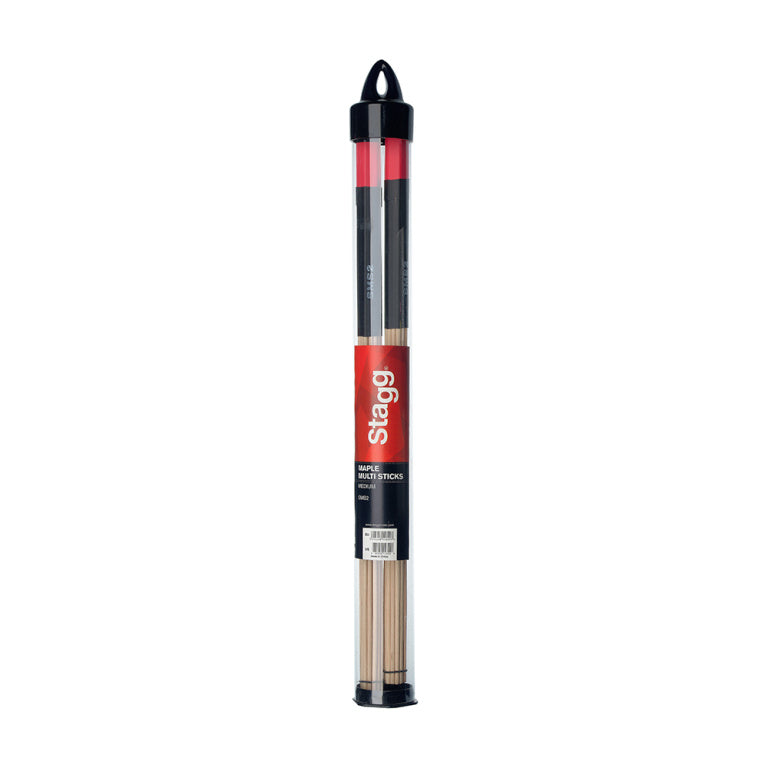 Baquetas Bateria Stagg Multi-Rod Arce Medium SMS2_02