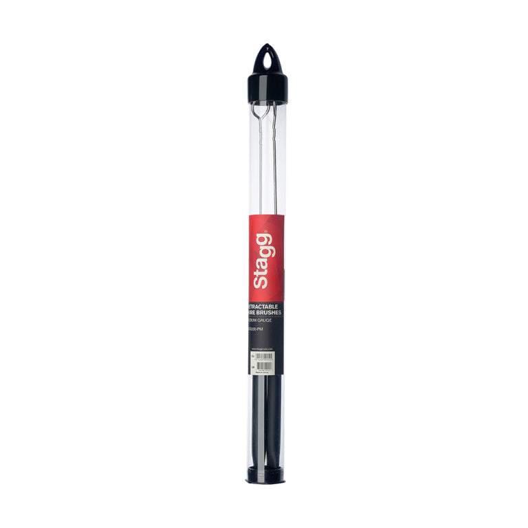 Escobillas Bateria Stagg Telescopicas Alambre Mango Goma SBRU20-RM_02