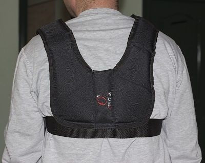 Arnes Tuba Acolchado Correas Piel Ortola Negro