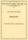 Bagatela para Trompa e Piano. Neuling, H.