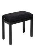 Banqueta Piano Stagg Negro Mate Tapa Terciopelo Negro PB36 BKM VBK_01