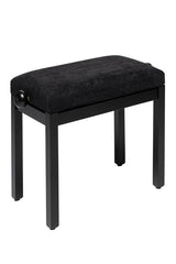 Banqueta Piano Stagg Negro Mate Tapa Terciopelo Negro PB36 BKM VBK