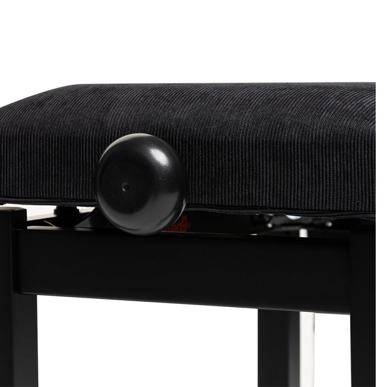 Banqueta Piano Stagg Negro Mate Tapa Terciopelo Negro PB36 BKM VBK_04