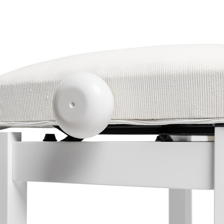 Banqueta Piano Stagg Blanco Mate Tapa Terciopelo Blanco PB36 WHM VWH_04
