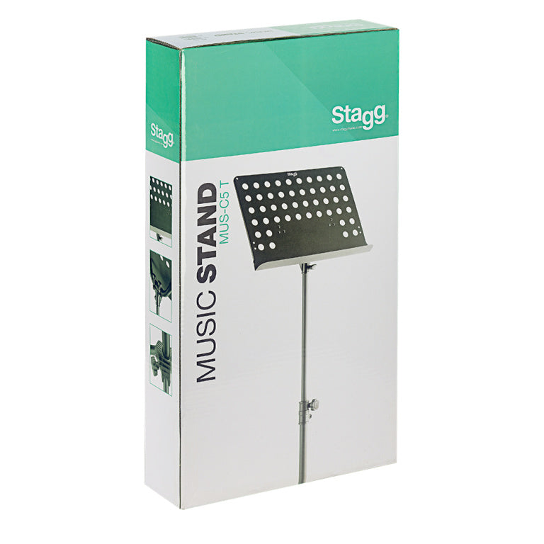 Atril Orquesta Stagg Bandeja Metalica Perforada MUS-C5 T_06