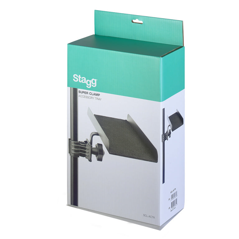 Bandeja Accesorios Stagg con Abrazadera SCL-ACTR_03