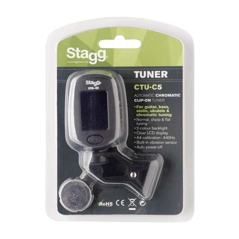 Afinador Pinza Stagg Cromatico Negro CTU-C5 BK_04