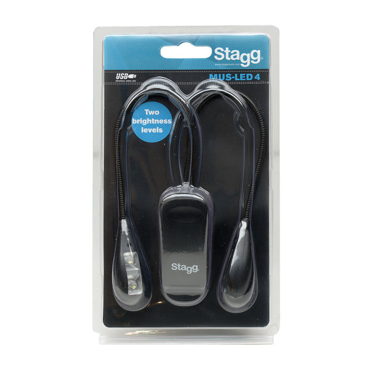 Lampara Atril Stagg Doble 2x2 LED Flexo MUS-LED 4_03