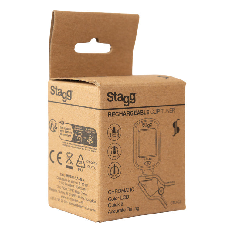 Afinador Pinza Stagg Cromatico Recargable CTU-C12_03
