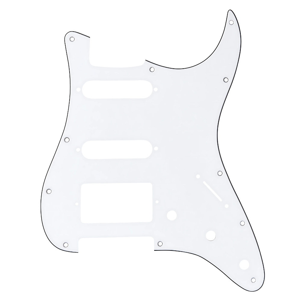 Golpeador Guitarra Electrica Jet Tipo Stratocaster H/S/S 3 Capas PS400-WH Blanco_01