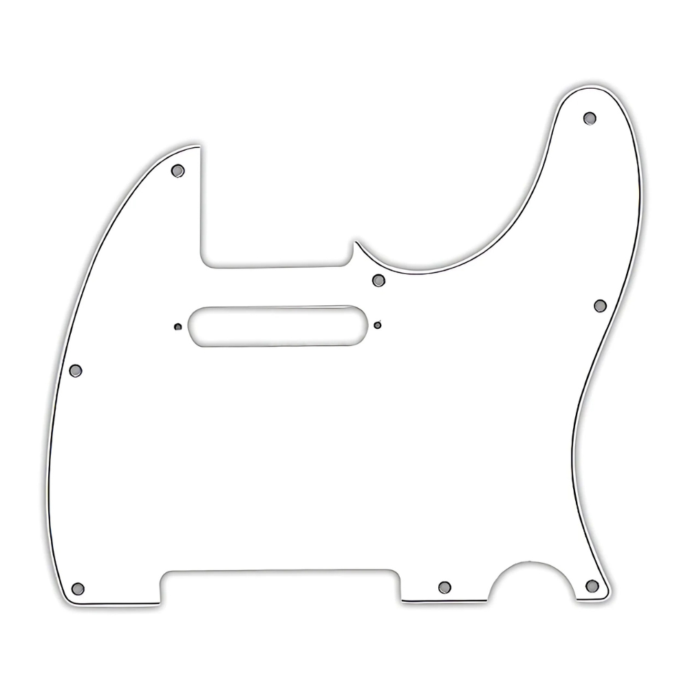 Golpeador Guitarra Electrica Jet Tipo Telecaster S/S 3 Capas PT300-WH Blanco_02