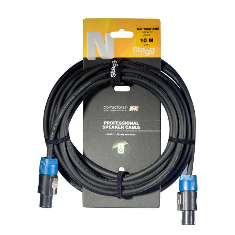Cable Altavoz Stagg 10m N-Series NSP10SS15BR