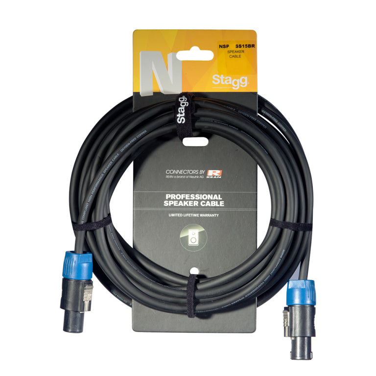 Cable Altavoz Stagg 3m N-Series NSP3SS15BR